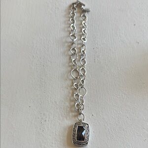 Lois Hill Chain necklace with Smoky Topaz Gemstone